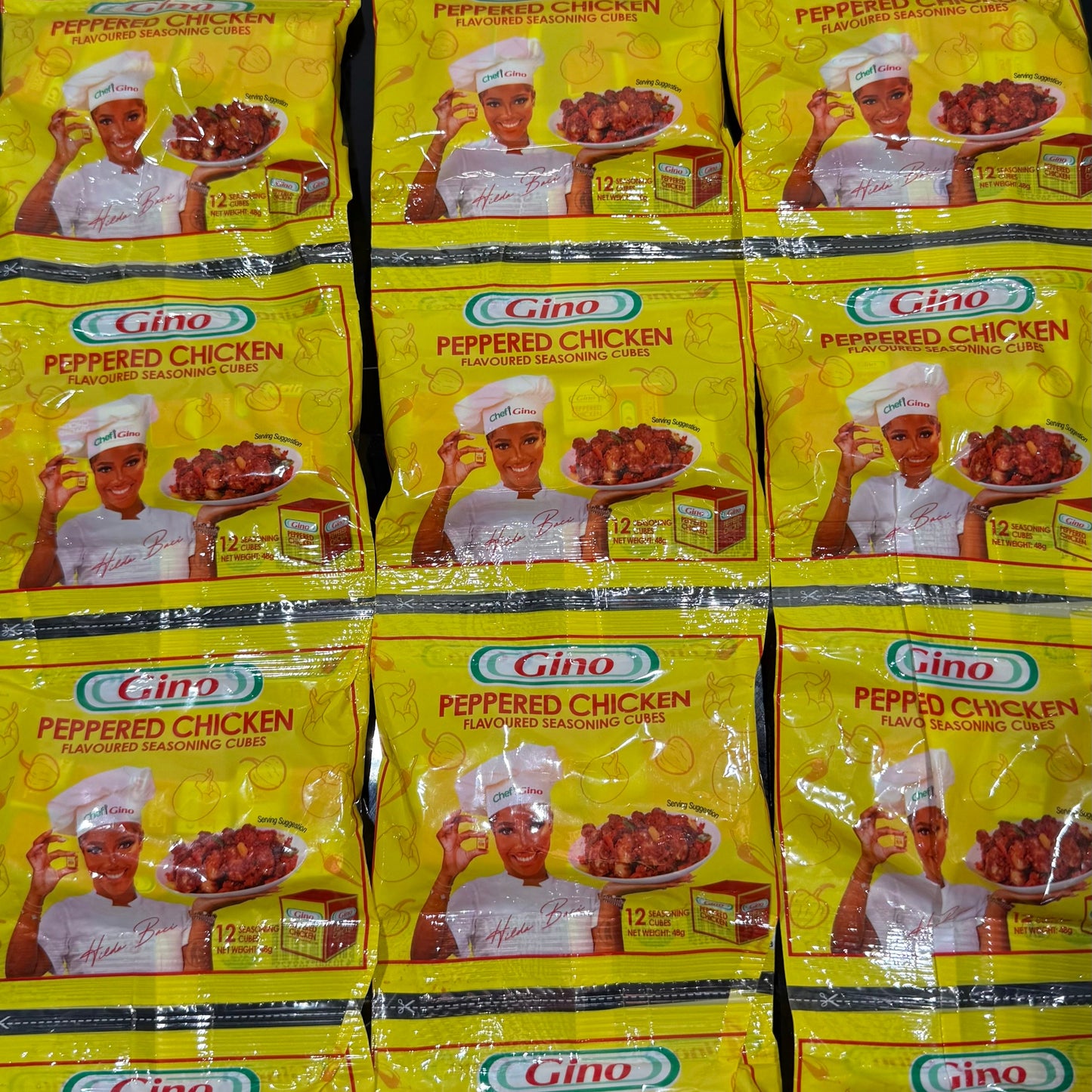 Gino peppered chicken cube (12 cubes)