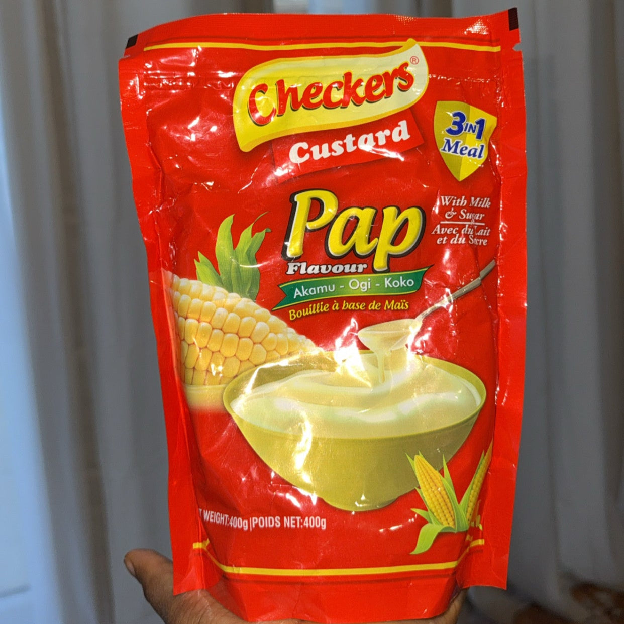 Checkers custard PAP