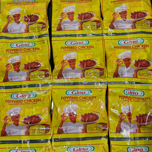 Gino peppered chicken cube (12 cubes)