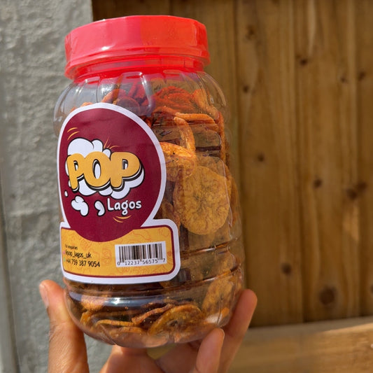 Ripe plantain chips