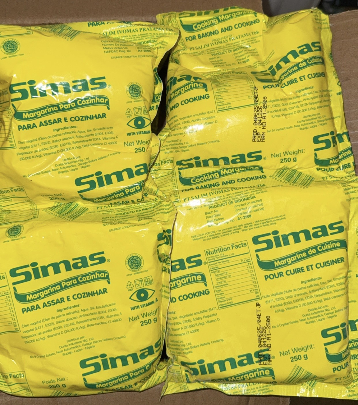 Simas butter 250g