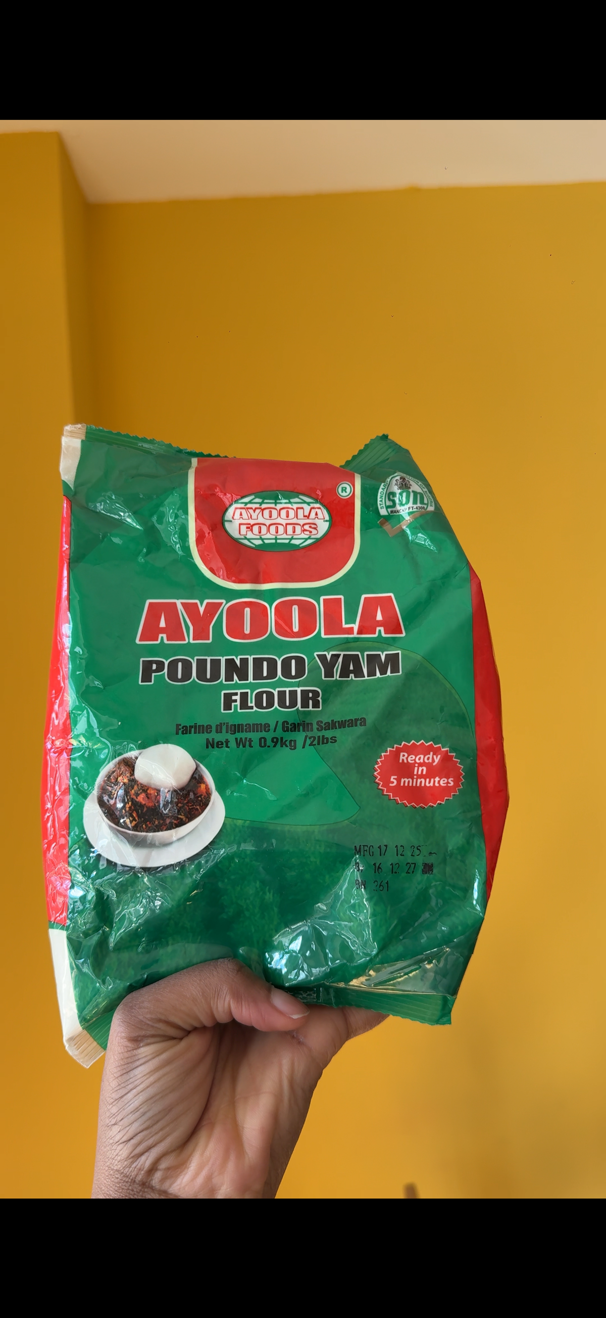 Ayoola poundo yam 900g