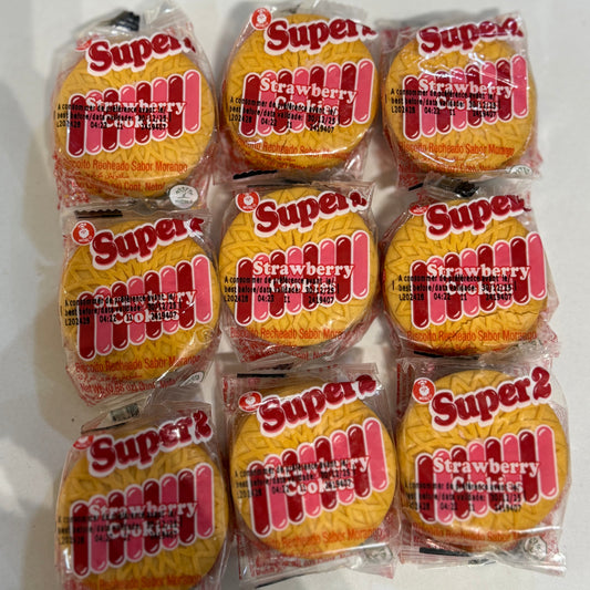 Super 2 cookies 3 pcs (strawberry)